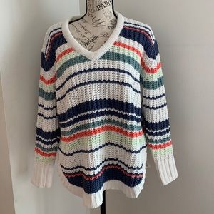 Caslon Chunky Knit Sweater Lg Petite